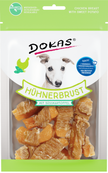 Dokas Hühnerbrust mit Süßkartoffel 70 g