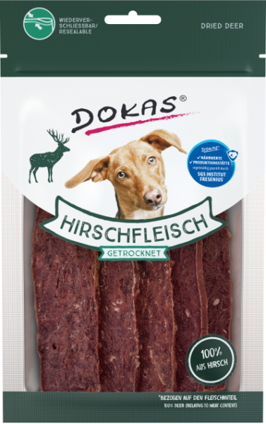 Dokas Hirschfleisch getrocknet 60 g