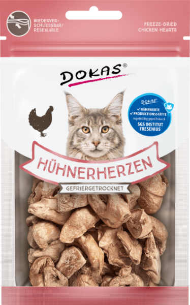 Dokas cat - Hühnerherzen