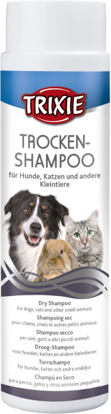 Trockenshampoo für Hunde und Katzen