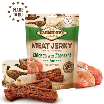 Carnilove MEAT JERKY - Huhn und Fasan