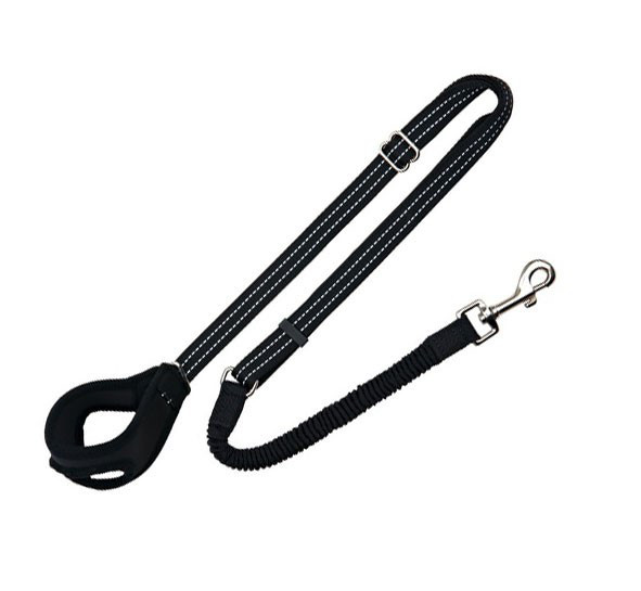 Joggingleine, 0,90–1,30 m/20 mm, schwarz