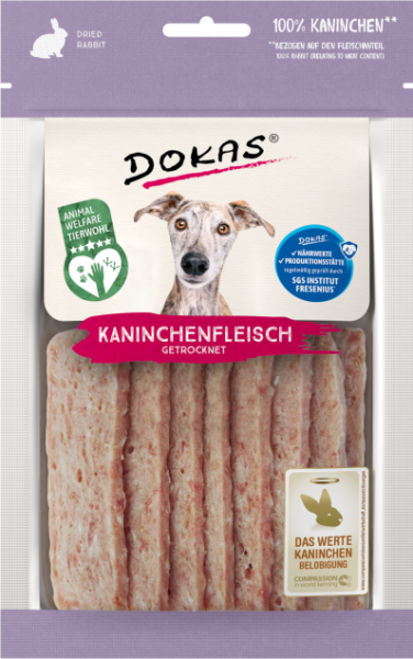 Dokas Kaninchenfleisch getrocknet