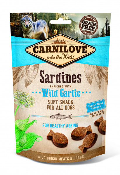 Carnilove Soft Snack Sardine mit Knoblauch