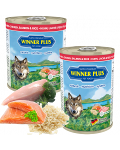 Winner Plus SUPER PREMIUM MENUE Huhn, Lachs & Reis