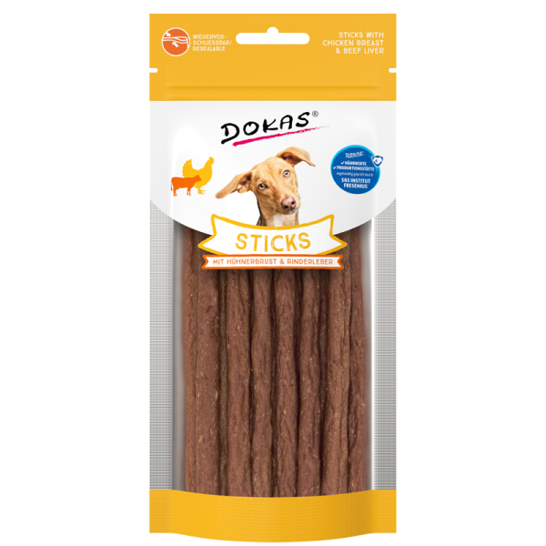 Sticks mit Hühnerbrust & Rinderleber
