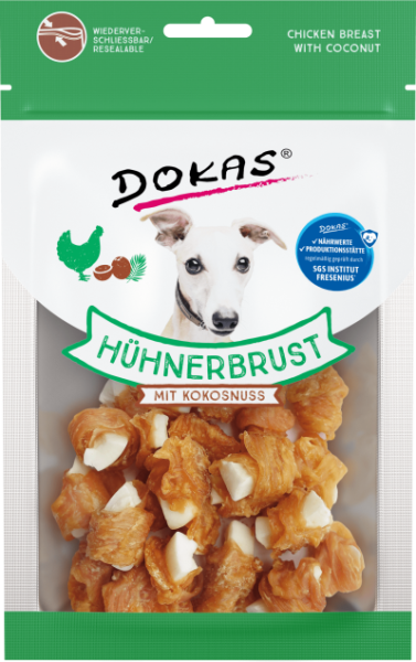 Dokas Hühnerbrust mit Kokosnuss 60 g