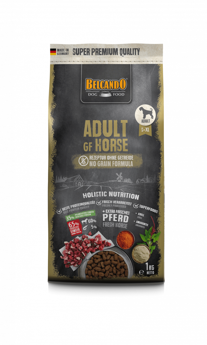 Belcando ADULT GF HORSE 800g×6 BELCANDO Adult GF Horse [12,5kg] Hundefutter | Trockenfutter