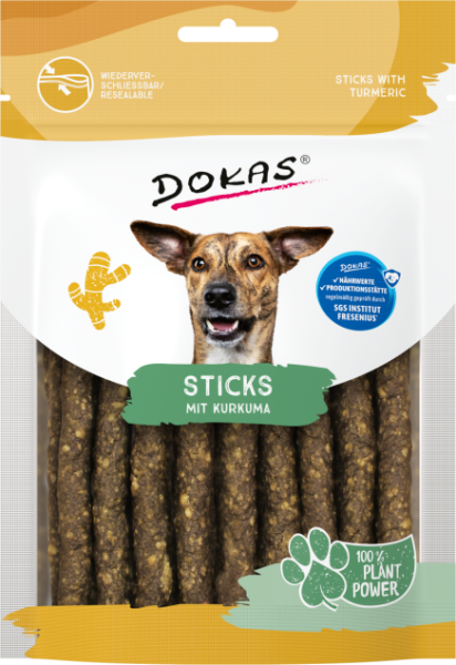 Dokas Sticks mit Kurkuma